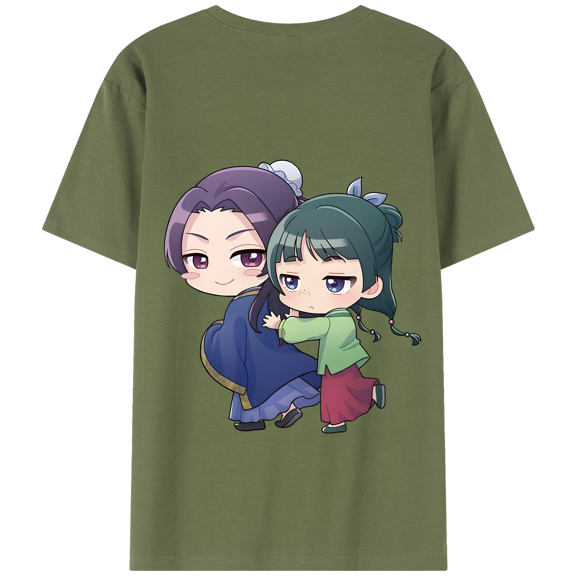 （画像用） 薬屋のひとりごと The Apothecary Diaries 綿100％半袖Tシャツ（背面プリント）